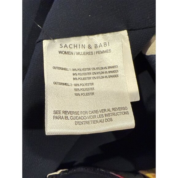 SACHIN & BABI Mia Fruit and Floral Print Cocktail Tea Length Dress Size 2 - Picture 9 of 9